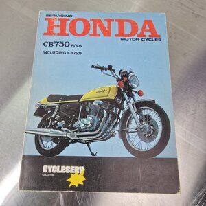 Honda CB750 motorcycle  service manual (book) by Cycleserv, Australia, 1973